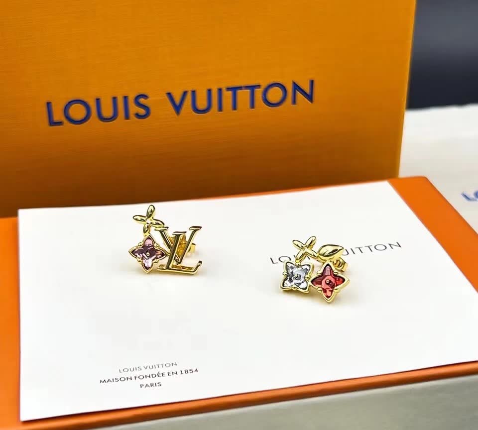 Louis Vuitton Monogram Flower Earrings
